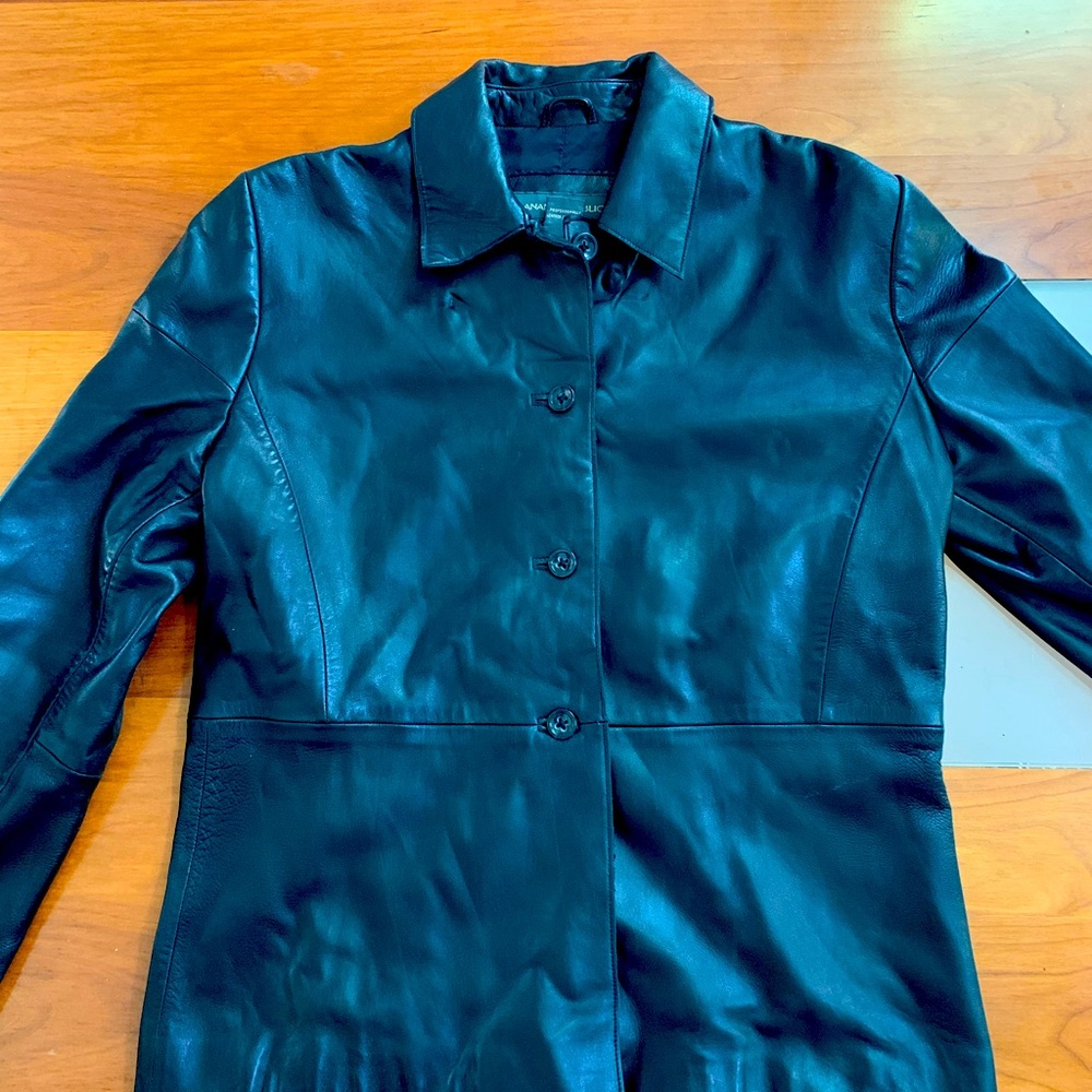 Banana Republic leather jacket
